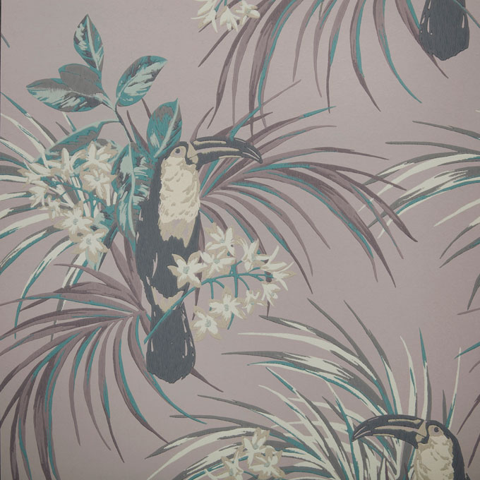 Обои 1838 Wallcoverings Elodie Le Toucan Rose 1907-135-02